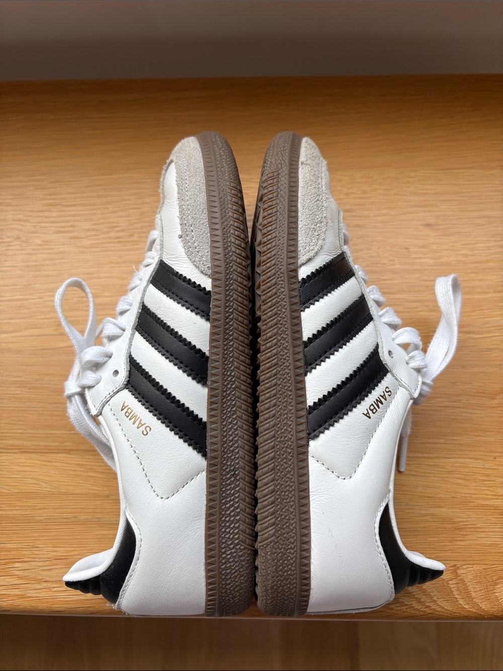 adidas White and Black Retro Trainer Sneakers - Picture 9 of 11